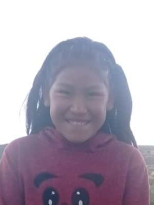 An unsponsored girl named Meliana from Bolivia who has waited 312 days for a sponsor