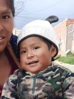 An unsponsored boy named Jaziel from Bolivia who has waited 420 days for a sponsor