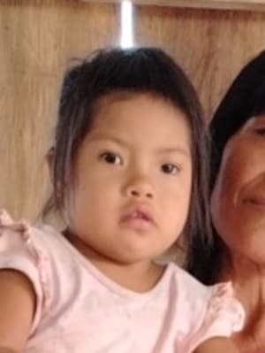 An unsponsored girl named Vanesa from Peru who has waited 414 days for a sponsor