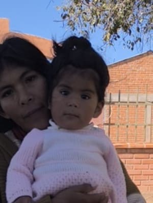 An unsponsored girl named María from Bolivia who has waited 404 days for a sponsor