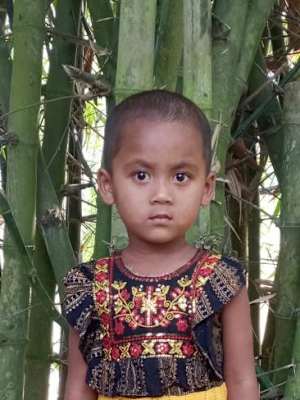 An unsponsored girl named Sreemoti from Bangladesh who is vulnerable to exploitation and has waited 527 days for a sponsor