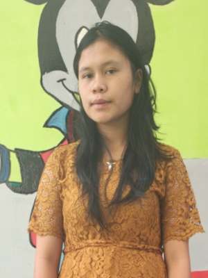 An unsponsored girl named There from Indonesia who has waited 245 days for a sponsor
