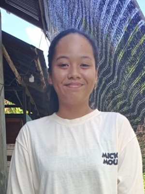 An unsponsored girl named Key from Indonesia who has waited 260 days for a sponsor
