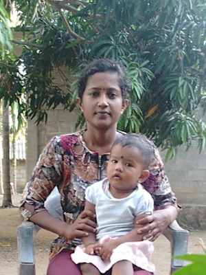An unsponsored girl with a disability named Kirusni from Sri Lanka who has waited 242 days for a sponsor