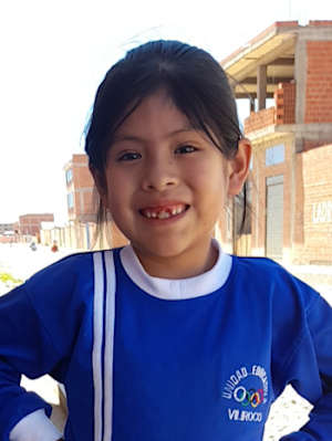 An unsponsored girl named Ydaliz from Bolivia who has waited 543 days for a sponsor