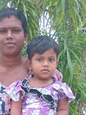 An unsponsored girl with a disability named Hirthikka from Sri Lanka who has waited 208 days for a sponsor