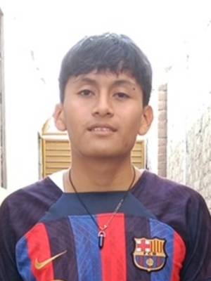 An unsponsored boy named Junior from Peru who has waited 321 days for a sponsor